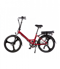 elektrische vouwfiets scamper s400 xl matrood