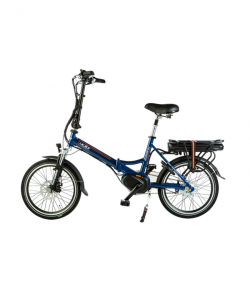 elektrische vouwfiets scamper s600 matblauw midden